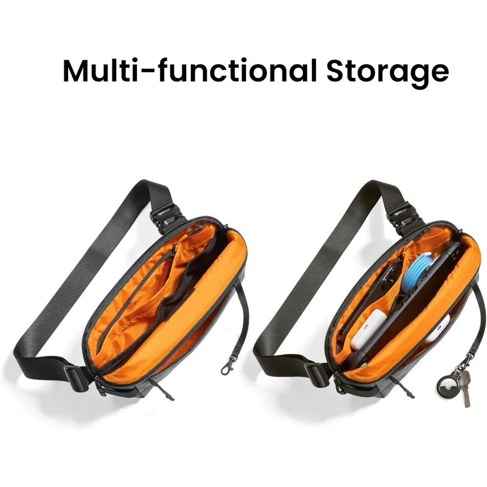 حقيبة كروس مدمجة EDC خفيفة الوزن للرجال والنساء للاستخدام اليومي