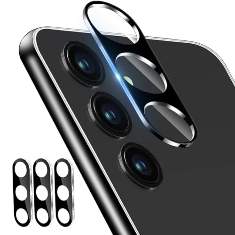 3 Pack Camera Lens Protector for Samsung Galaxy A6, Tempered Glass Camera Protector Lens Cover, Ultra HD, 9H Hardness, Anti-Scr