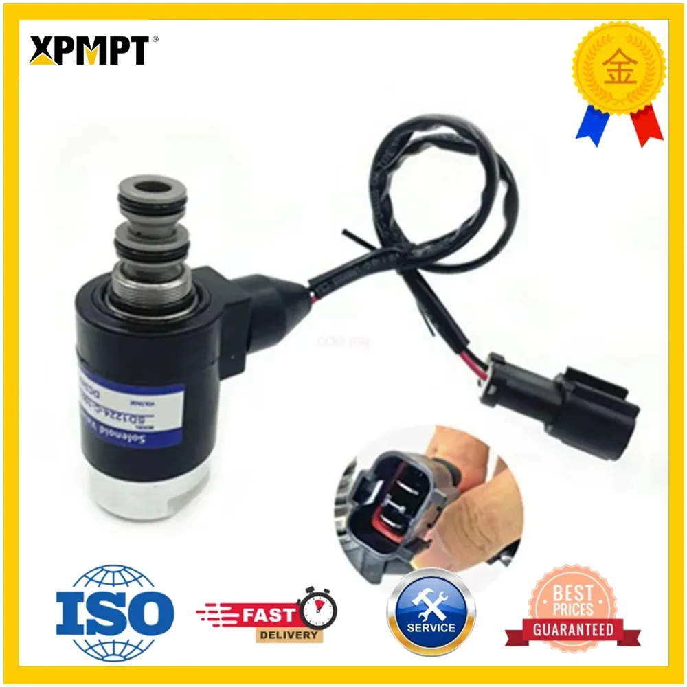 For Komatsu PC60-7 PC120-6 Swing solenoid valve PC200-6 PC60-6 Swing Solenoid Valve PC128US-3 PC120-6 solenoid valve Excavator