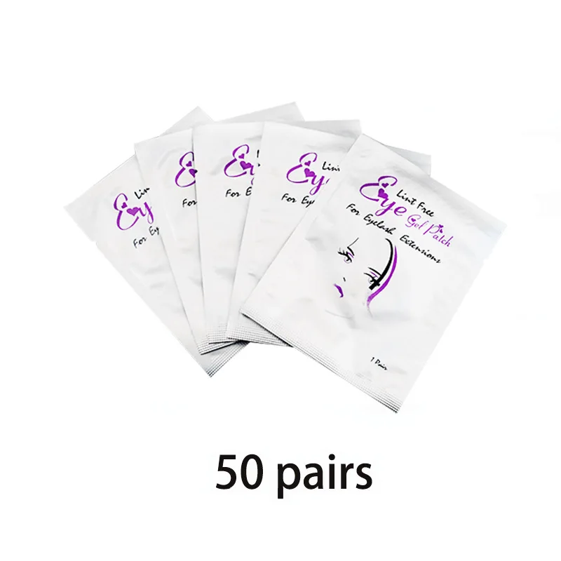 50Pairs/Lots Eye Patches Eyelash Extension Under Eye Pads Hydrogel Patches For Extension Eye Pads For Eyelash Extension Makeup