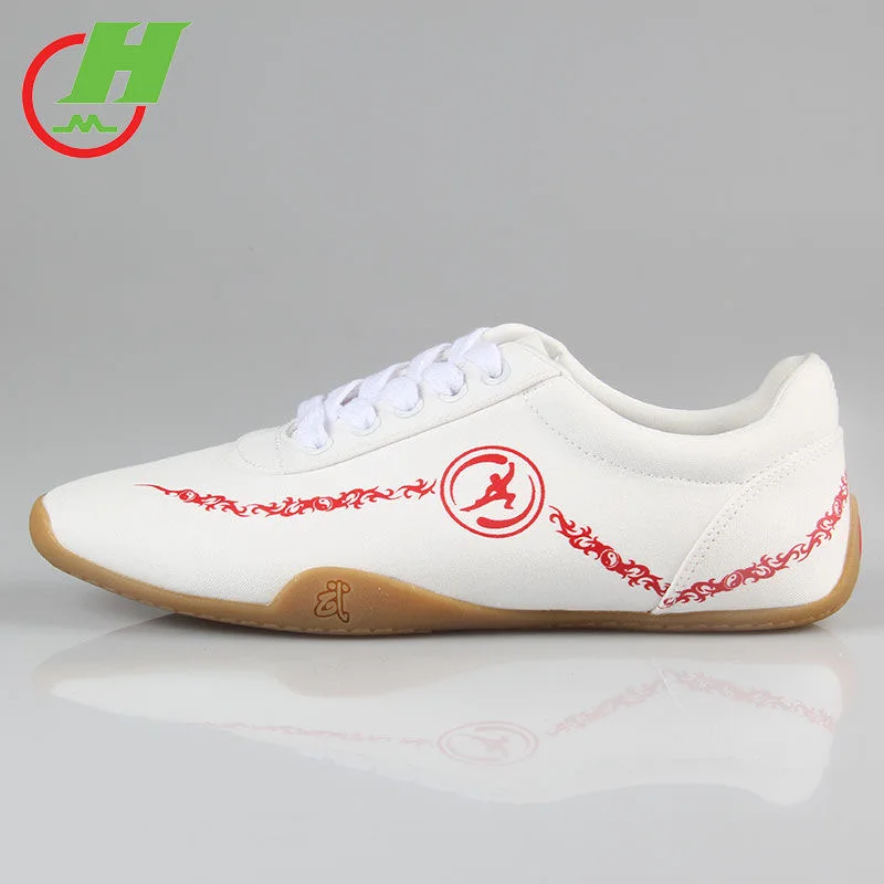 أحذية فنون الدفاع عن النفس المهنية للجنسين أسود أبيض تاي تشي أحذية رجل إمرأة الكونغفو حذاء الصباح ممارسة فنون الدفاع عن النفس الأحذية #4