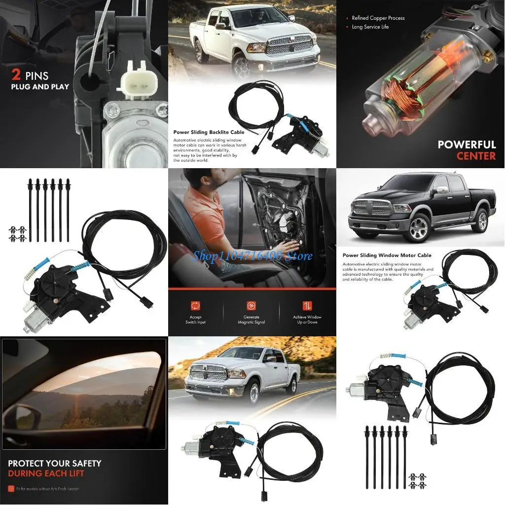 

y1gd Electric Power Sliding Backlite Cable 68054772AB Rear Power Sliding Window Motor