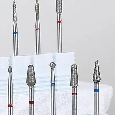 

Diamond Nail Drill Bit Mill Cutter All For Manicure Machine Bit Tools Accessories Cuticle Clean For Removing Nail Gel