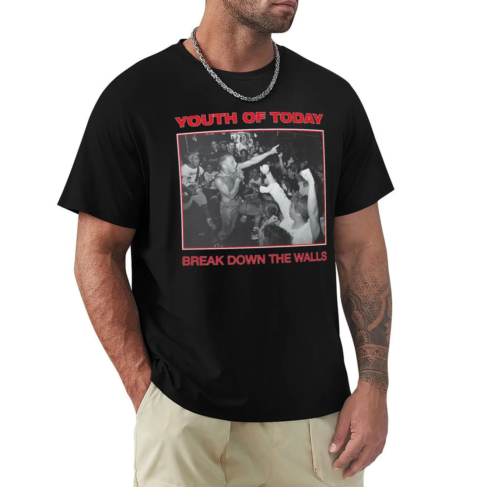 best selling album art hardcore punk youth of today band T-Shirt Plus Size Short Sleeve T-Shirt