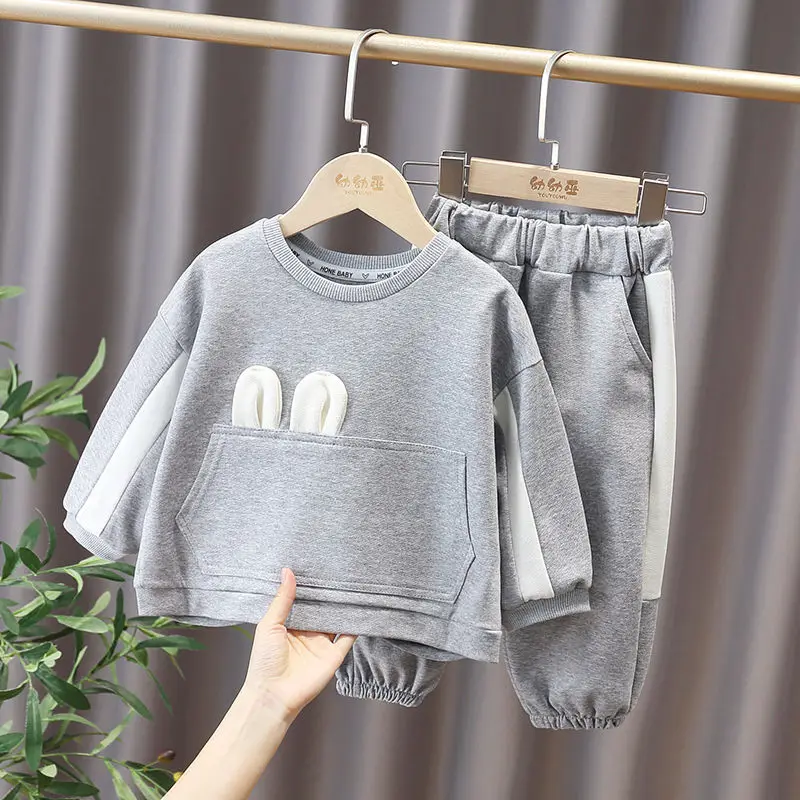 Girls Sweatshirts +Pants Kids Sets Children\'s Set 2PCS/Set 2023 New Arrive Spring Autumn Jogging Suit High Quality Child Clothin