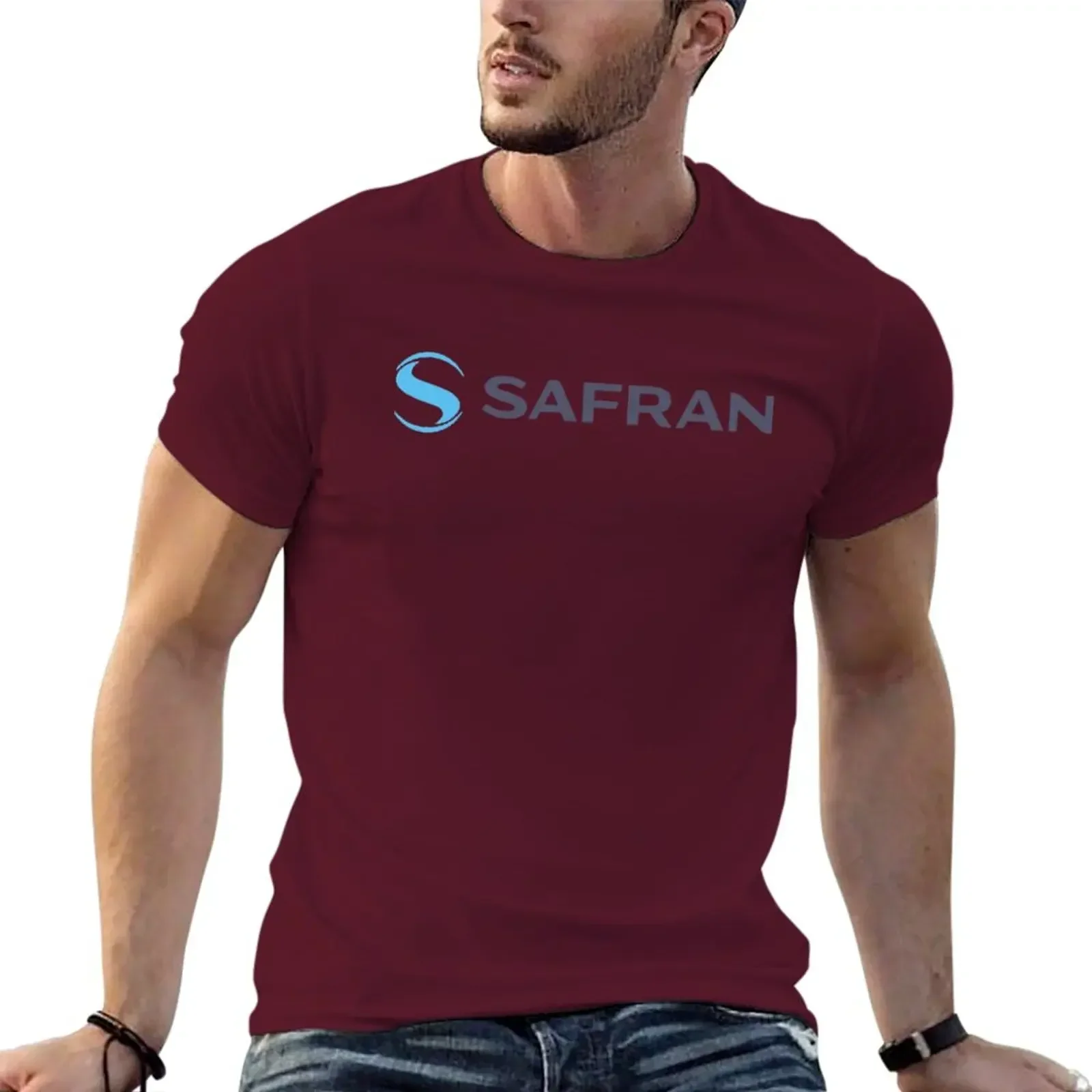 fashion heavyweight New Safran Aerospace Logo Merchandise T-Shirt custom Blouse animal print shirt for boys tshirts for men