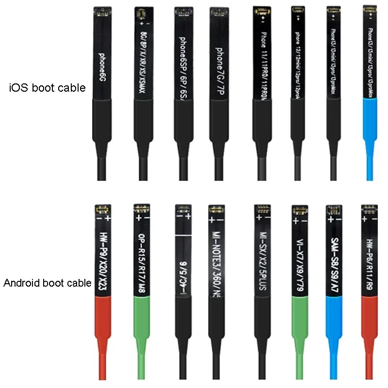 Zhikai-Cabo de Teste de Alimentação, Linha Boot Móvel para iPhone 6-15 Pro Max, Reparar Ferramenta de Inicialização Tester para Android, Huawei, OPPO
