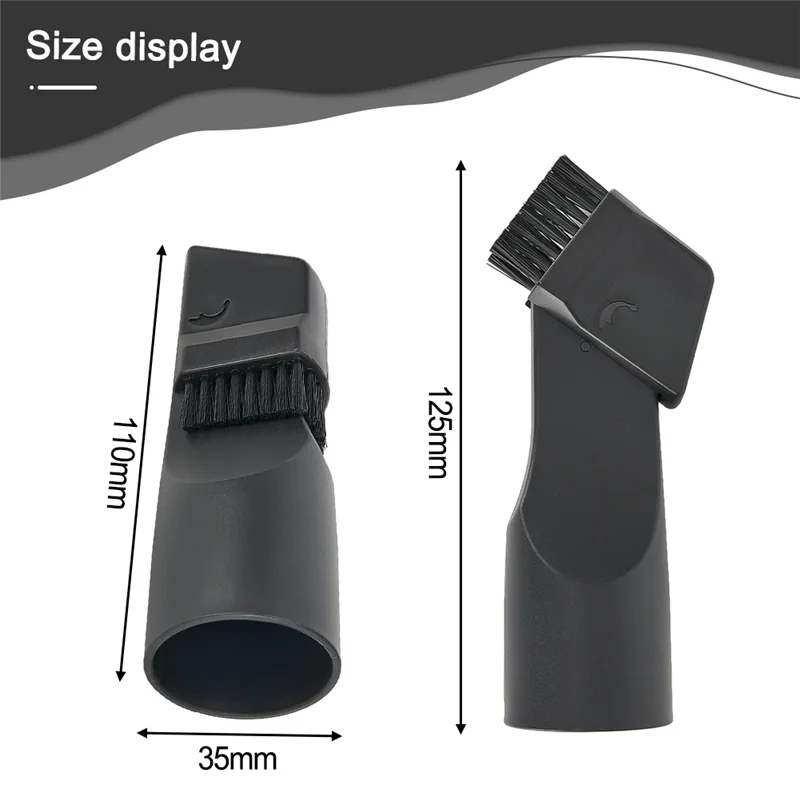 

SHGO-Useful Convenient 35Mm Tip Brush Head Attachment Cleaning Tools Replacement Suction Accessories For Vacuum Cleaner