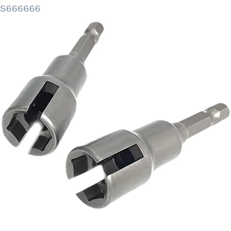 Tuerca de ala Superior, vástago hexagonal de 1/4 ", llave de tubo de mariposa, potente juego de herramientas de conducción de tuerca de ala de 65mm