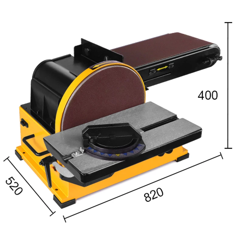 

6-inch desktop grinding wheel belt machine, knife sharpener, polishing machine, grinder, belt grinder, woodworking grinding tool