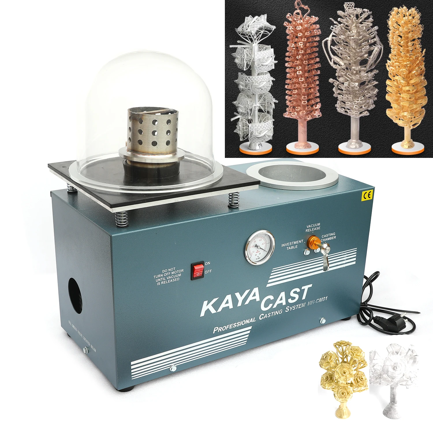 Jinwei New 2L Kaya Jewelry Casting Melting Machine Jewelry Vacuum Casting Machine
