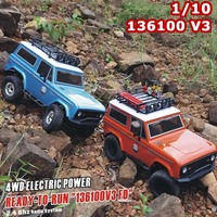 1/10 RGT 136100 V3 RC Car 4WD Remote Control Crawler Off-road Rock Cruiser RC-4 136100 V3 Simulation Climbing Vehicle Model