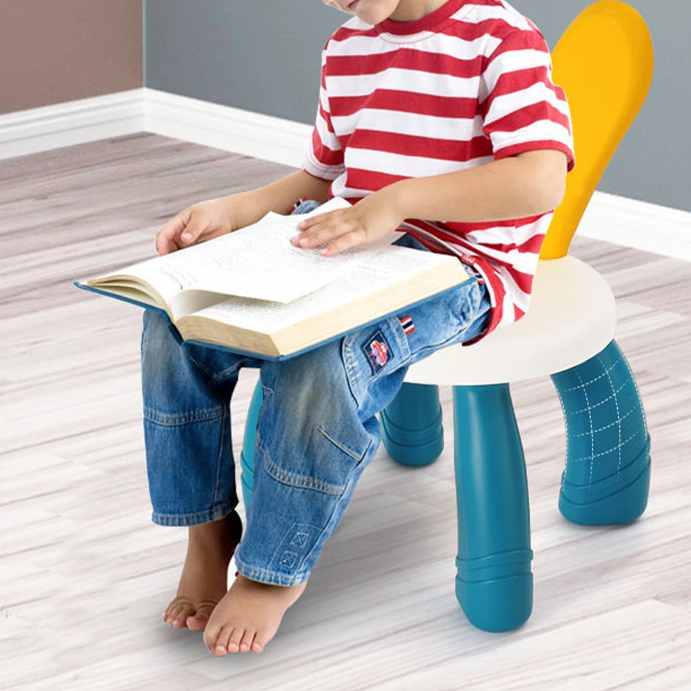 

Rabbit Ears Stool Kids Chair Anti Skid Plastic Lightweight Home Use Children Footstool Toddler Bench Baby Meal Time Toy