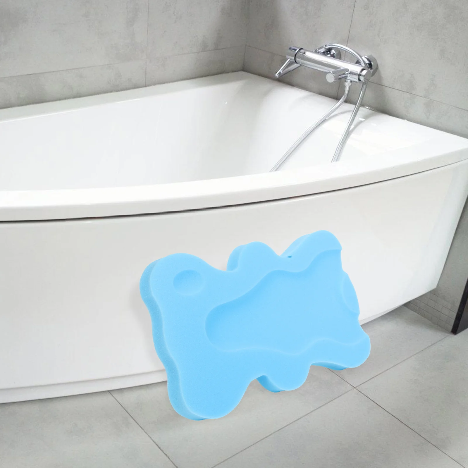 

Baby Mat Non-Slip Soft Sponge For Infant Bathing Comfortable Newborn Bath Support Bathtub Cushion Sink Or Tub Breathable