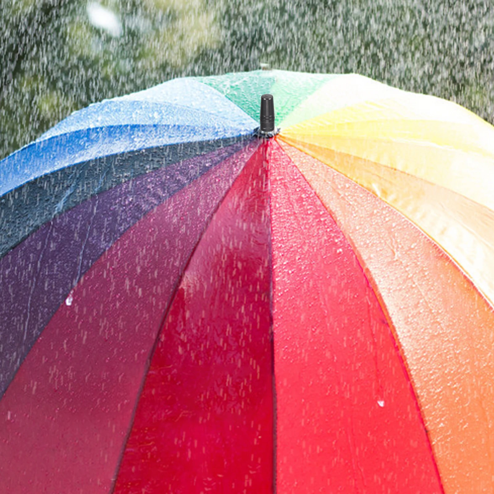 

2Pcs Umbrella Top Caps Waterproof Sunproof Repair Accessories for Outdoor Picnics Beach Umbrella Cap Replacement