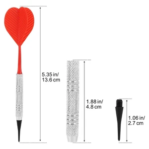 Die sicheren Darts 12 Teile 14 g Darts stellen die Kunststoff -Eisen -Nickel -Achse ein 6 Hauptverkaufsdarts 12 Stück - №6