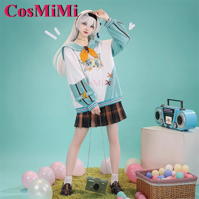 CosMiMi Game Honkai: Star Rail Firefly/Robin/Aventurine Cosplay Costume Derivative Product Fashion Sweet Hoodie Daily Wear Coat