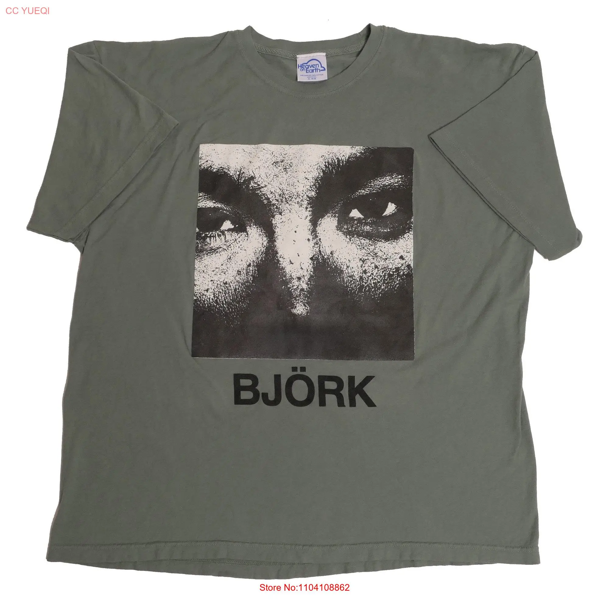 Vintage Bjork Debut T Shirt Icelandic Singer Songwriter Sugar Cubes Band Homogenic Vespertine All Is Full Of Love Tour Faded