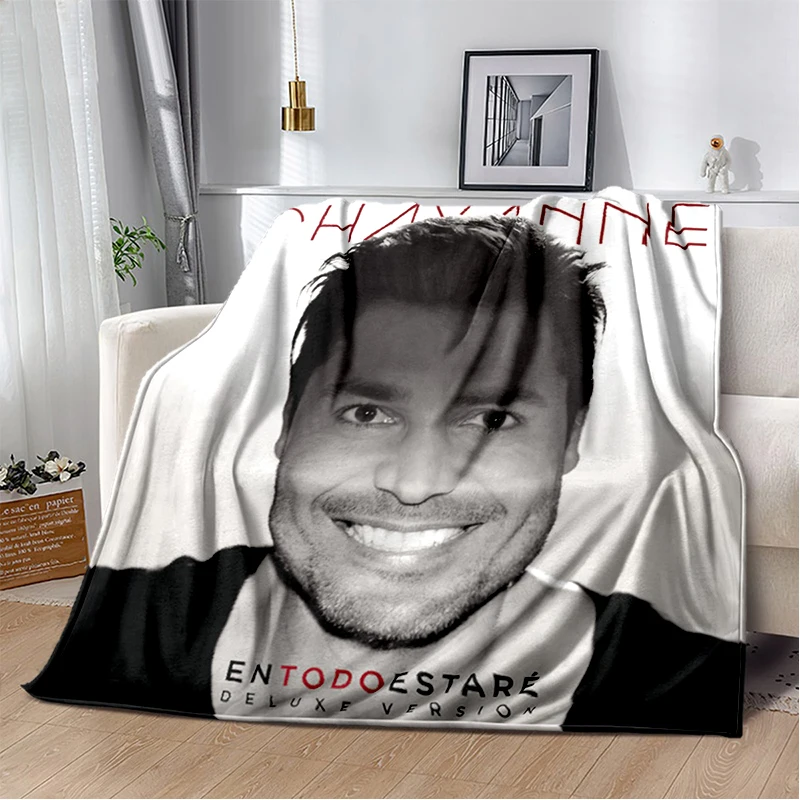 2025 New Style Chayanne Puerto Rican Latin Pop Soft Blankets,Keep Warm Throw Blanket Comfortable Blanket for Beds Sofa Home Gift