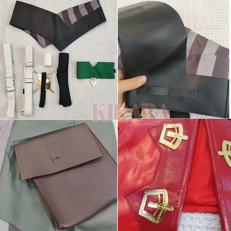 CyVi Acrane 코스프레 의상 게임 Arcane Vi 레드 가발 가죽 자켓 할로윈 카니발 의상 Vi 신발 부츠