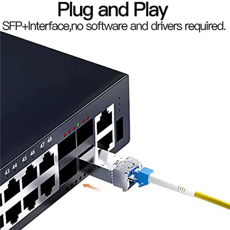 Leading-5X 10G SFP+ Twinax Cable, Direct Attach Copper(DAC) 10GBASE SFP Passive Cable For SFP-H10GB-CU1M,Ubiquiti,D-Link(0.5M)