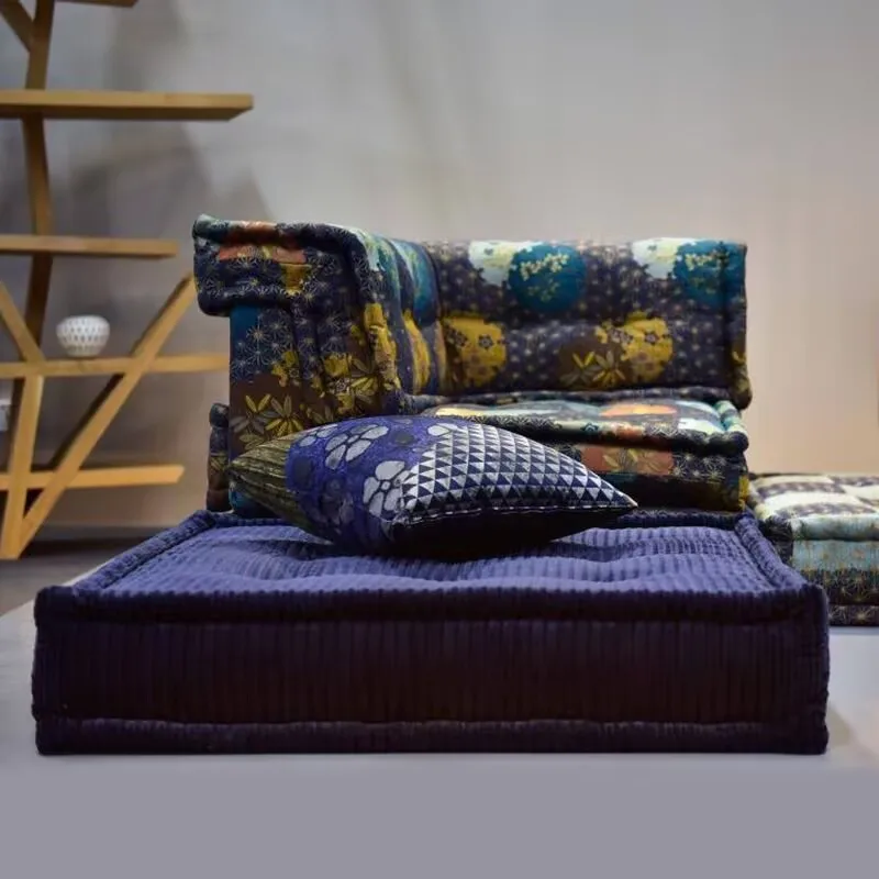 Sofá mahjong retrô estrela designer com a mesma combinação gratuita de tecido cor sofá módulo nórdico