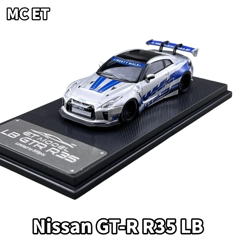 MC 1:64 Nissan GT-R R35 LB Widebody Modifizierte Version Druckguss-Legierung Simulationsautomodell, Jungenspielzeug, Sammlerstück für Erwachsene, Dekorationsobjekt