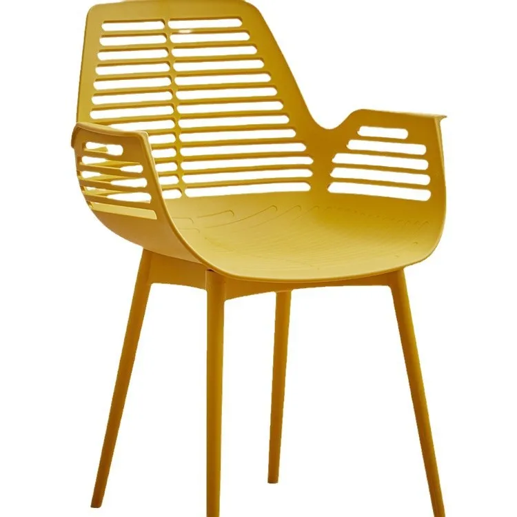 

Customizable Nordic Armrest Back Dining Chair