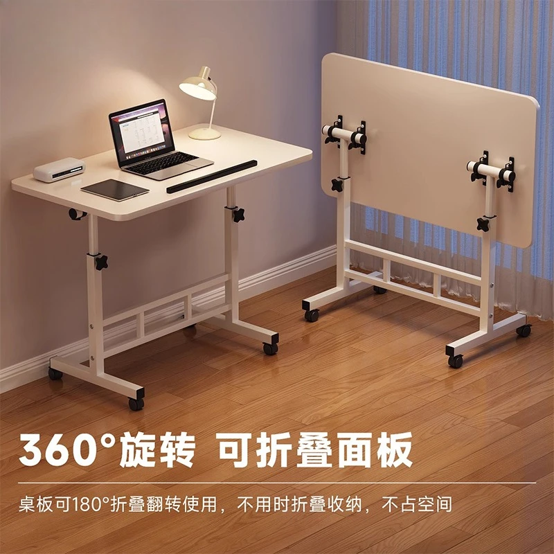 

Adjustable Laptop Desk Foldable Mobile Bedside Table Study Desk for Home Office Student