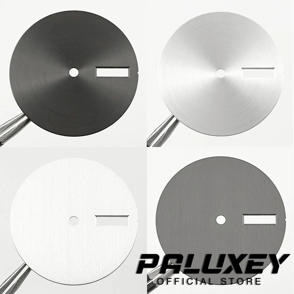 NH36 28.5mm Round Sand Modified Watch Case Accessories Dial Size Pattern NH36 Dial NH35 Assembly Mechanical Surface Blank
