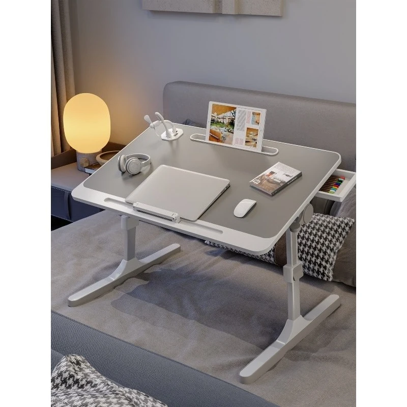 Adjustable Foldable Laptop Bed Table Portable Standing Desk Notebook Holder for Bed Sofa Floor Window Sill Student Study