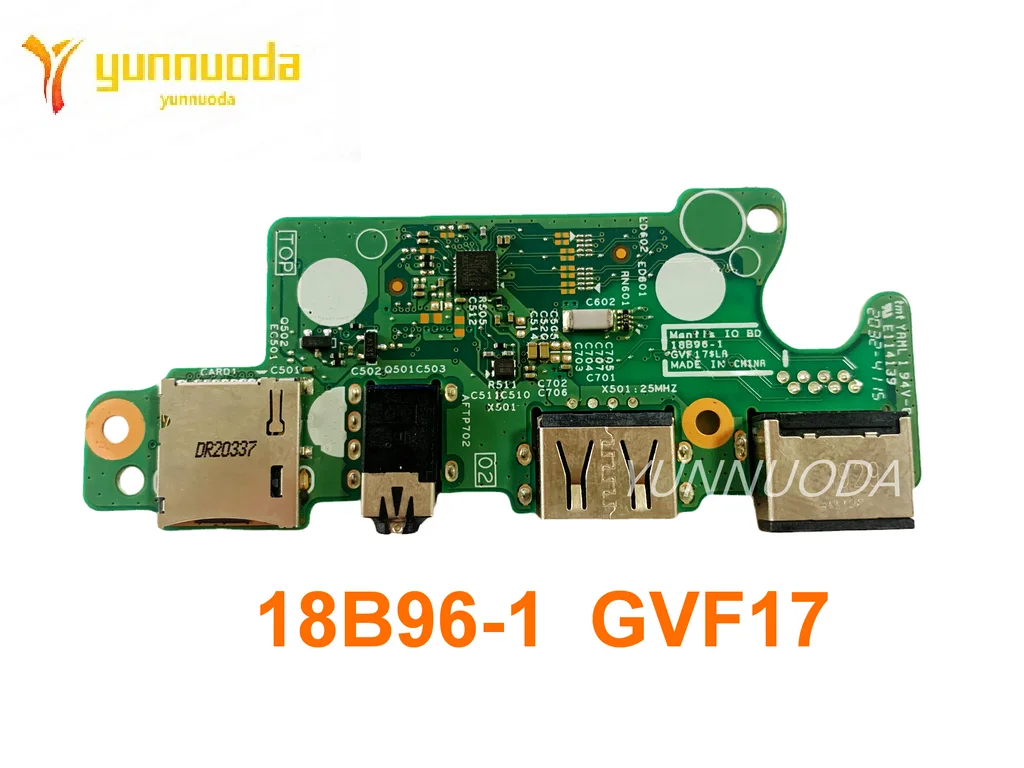 Original for DELL INSPIRON 5490 5498 5590 5598 audio USB CARD READER BOARD 2DRNM 02DRNM 06KM8J 6KM8J GVF17 18B96-1     tested go