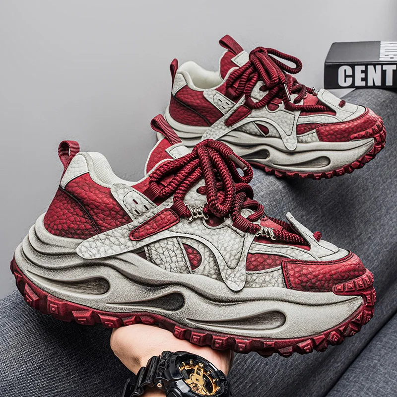 

Мужские ретро-кроссовки для бега с амортизацией - яркие, удобные, спортивные и повседневные кроссовки.