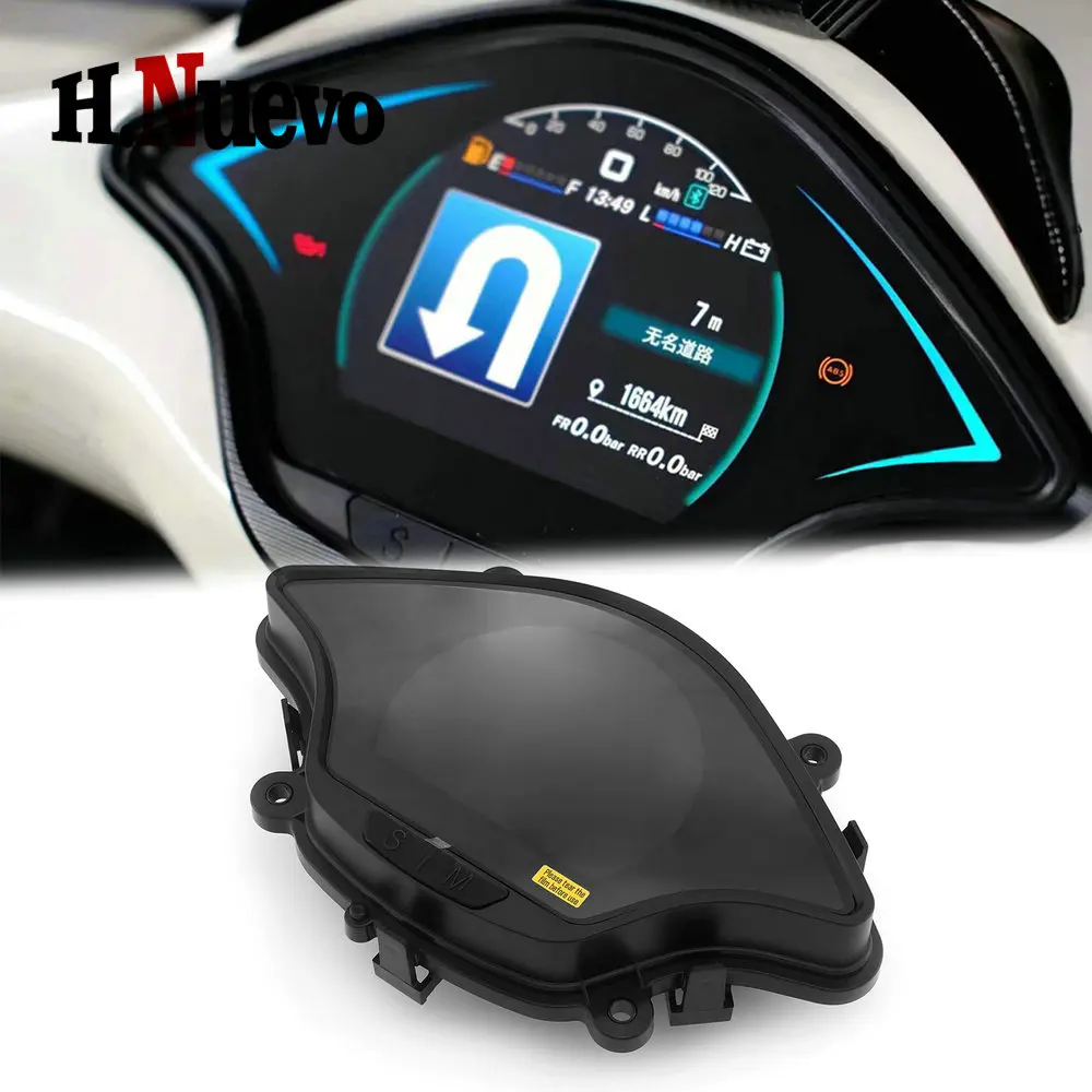 

2017-23 Motorcycle Digital Dashboard Bluetooth Panel GPS Navigation Speedometer For Vespa SPRINT150 Sprint 150 i-GET Accessories