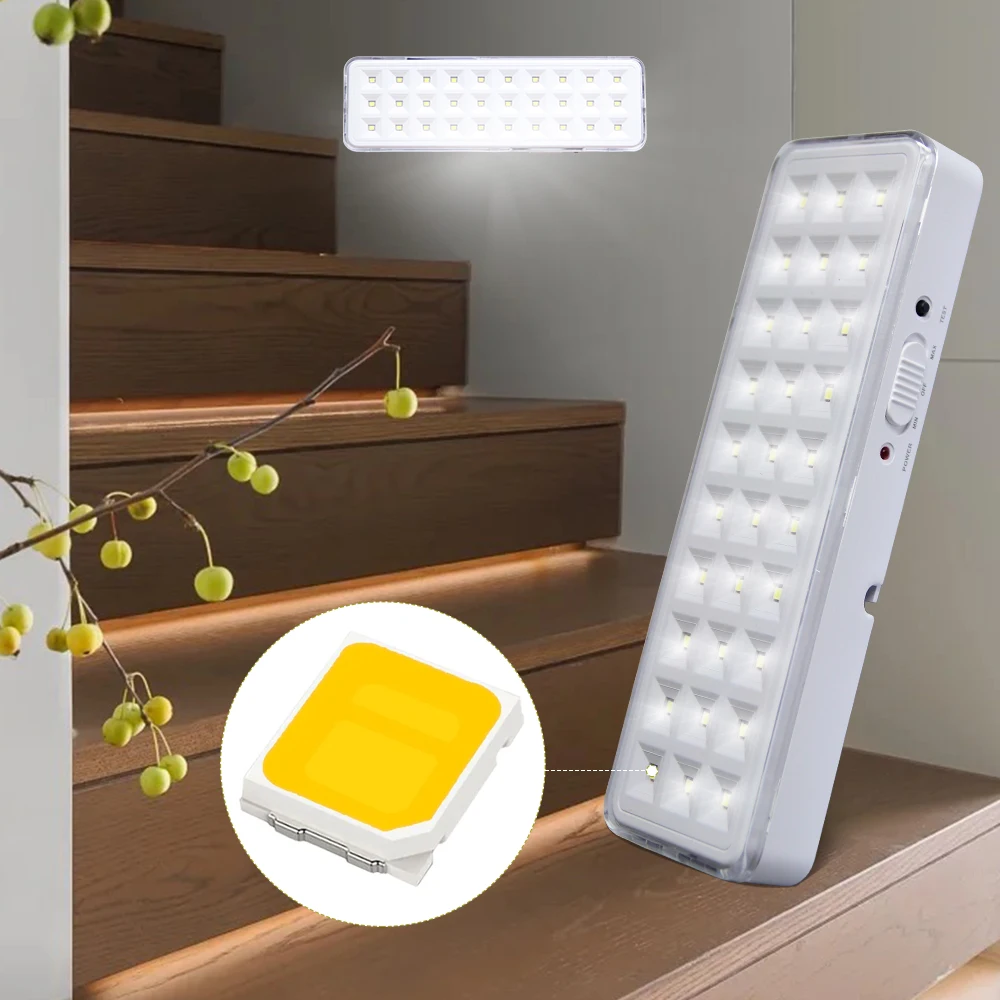 Group 30LED Fire Fighting Lights Emergency Evacuation Light Outdoor Camping Light Wall-mounted Home Bulb for Power Outage