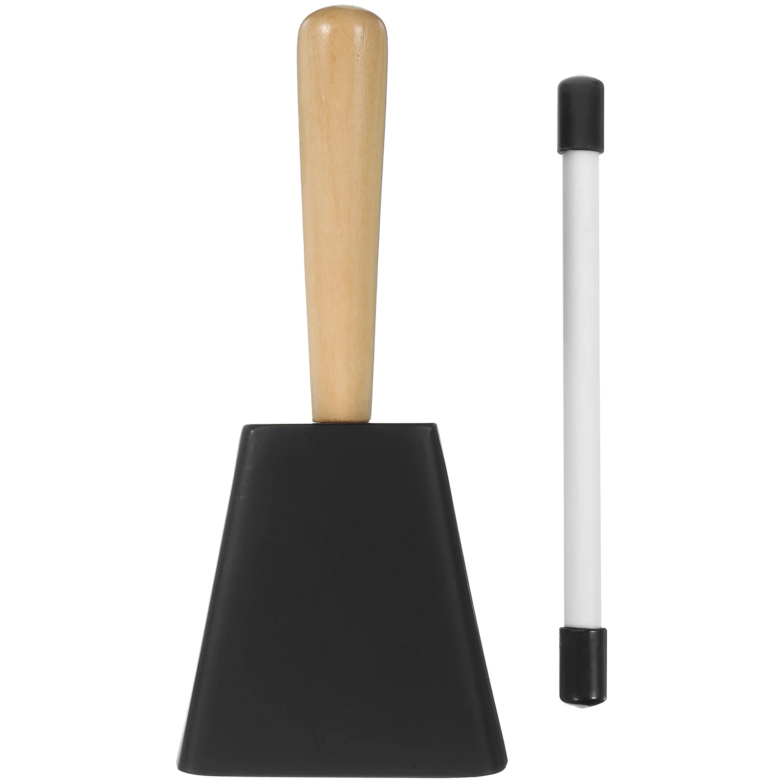 

Metal Calling Bells Durable Iron Handle for Sporting Events Weddings Classrooms Agriculture Black Color Musical Instrument Kids