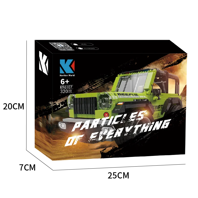 Keeyee Wereld K96107 Kaiyu Technische Off-Road Voertuig App Afstandsbediening Moter Power Bouwstenen Bricks Programma Speelgoed Sets moc