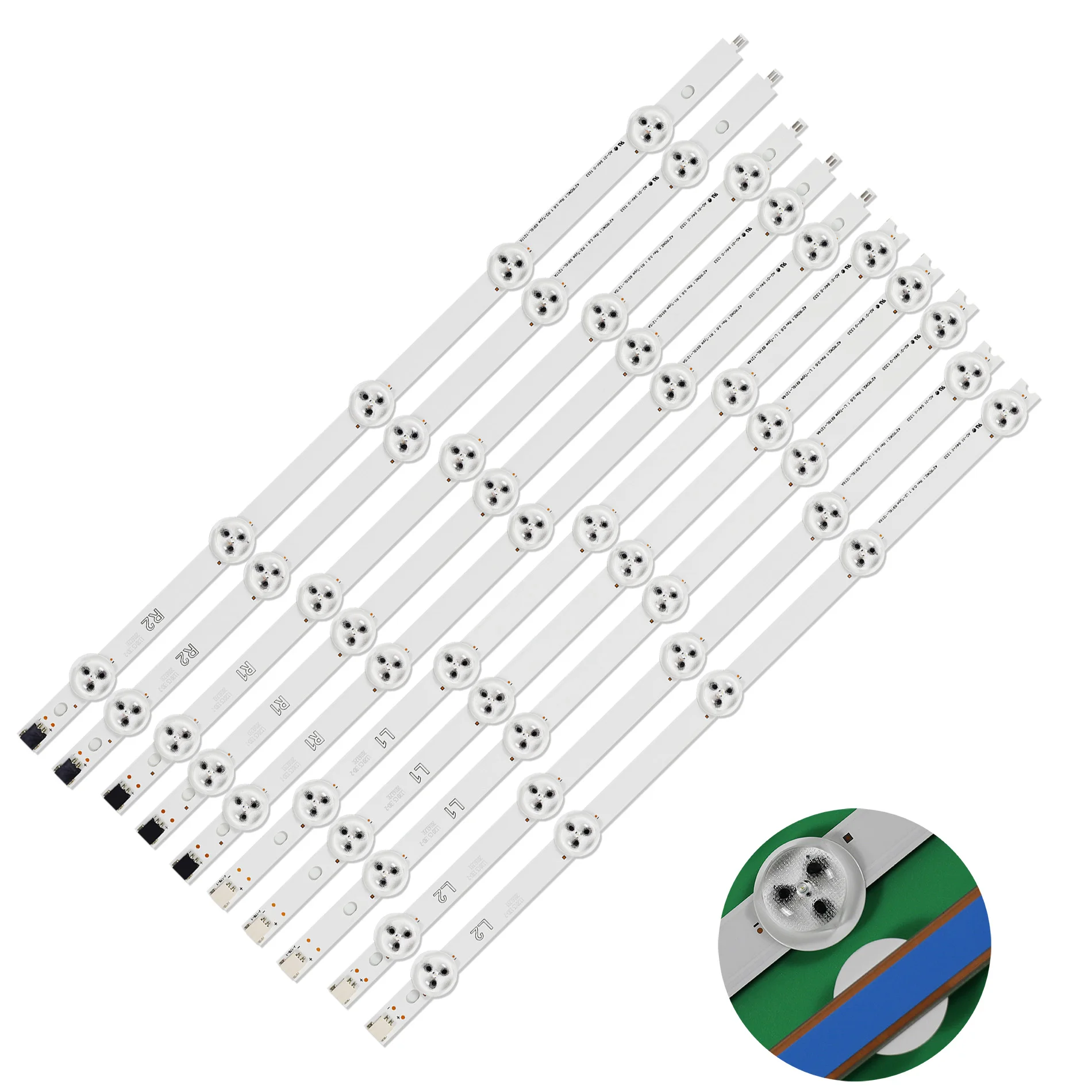 Taśma LED 42" ROW2.1 REV 0.0 dla 42LN5700 42LN519C 42LN5200-SA 42LN6150 42LN5758 42LN541V 42LN5450 6637L-0025A LC420DUE 42LA