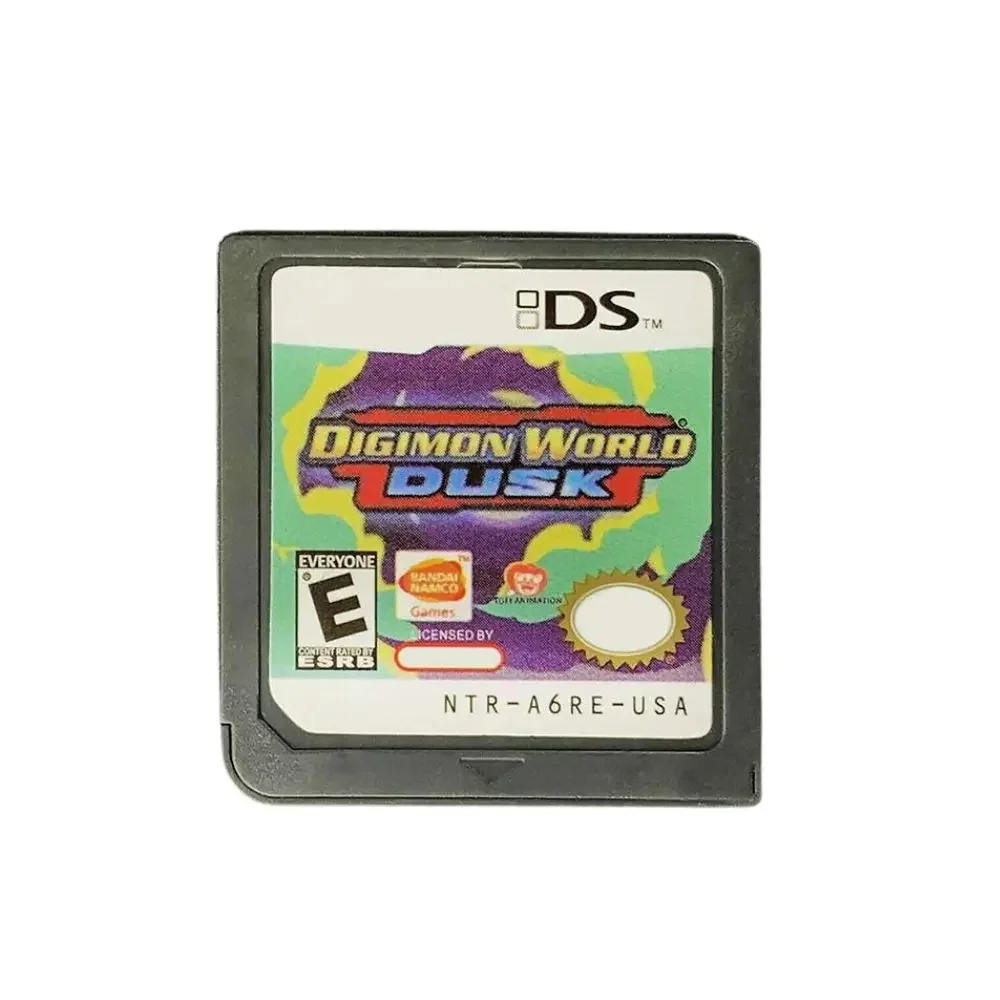 Hot New DS Game World Dusk Video Game Digimon World Card Series Championship/Digimon World DS/DigimonConsole Card for NDS 3DS