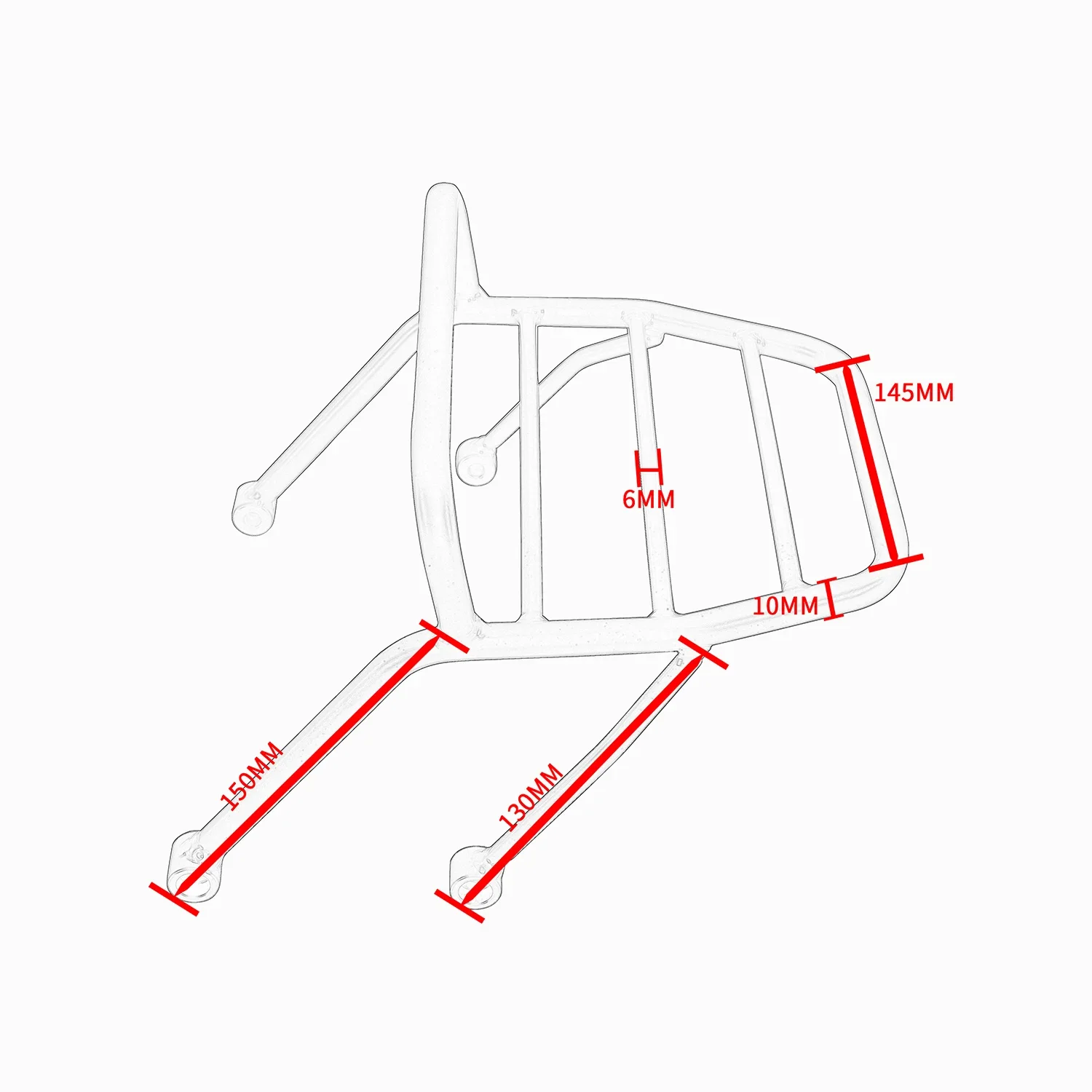 For Honda CT125 Hunter Cub CT 125 2020-2023 Front Luggage Rack Holder Mount Motorcycle Carrier Shelf Bracket Accessories