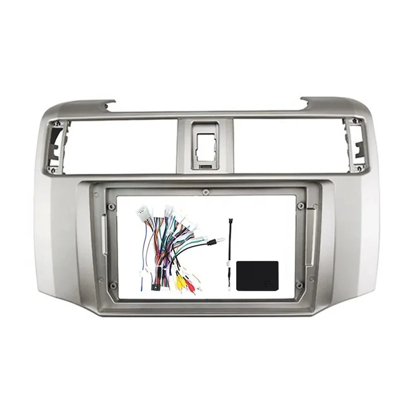 

Рамка автомобильного радио, аудиоадаптер, комплекты отделки приборной панели, лицевая панель 9 дюймов для Toyota 4 Runner 2009+, автоэлектроника