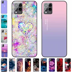 For T-Mobile T Phone Pro 5G Case TPhone 5G Cute Print REVVL6 Black Silicone Soft Cover for T Mobile REVVL 6 Pro Protector Cover