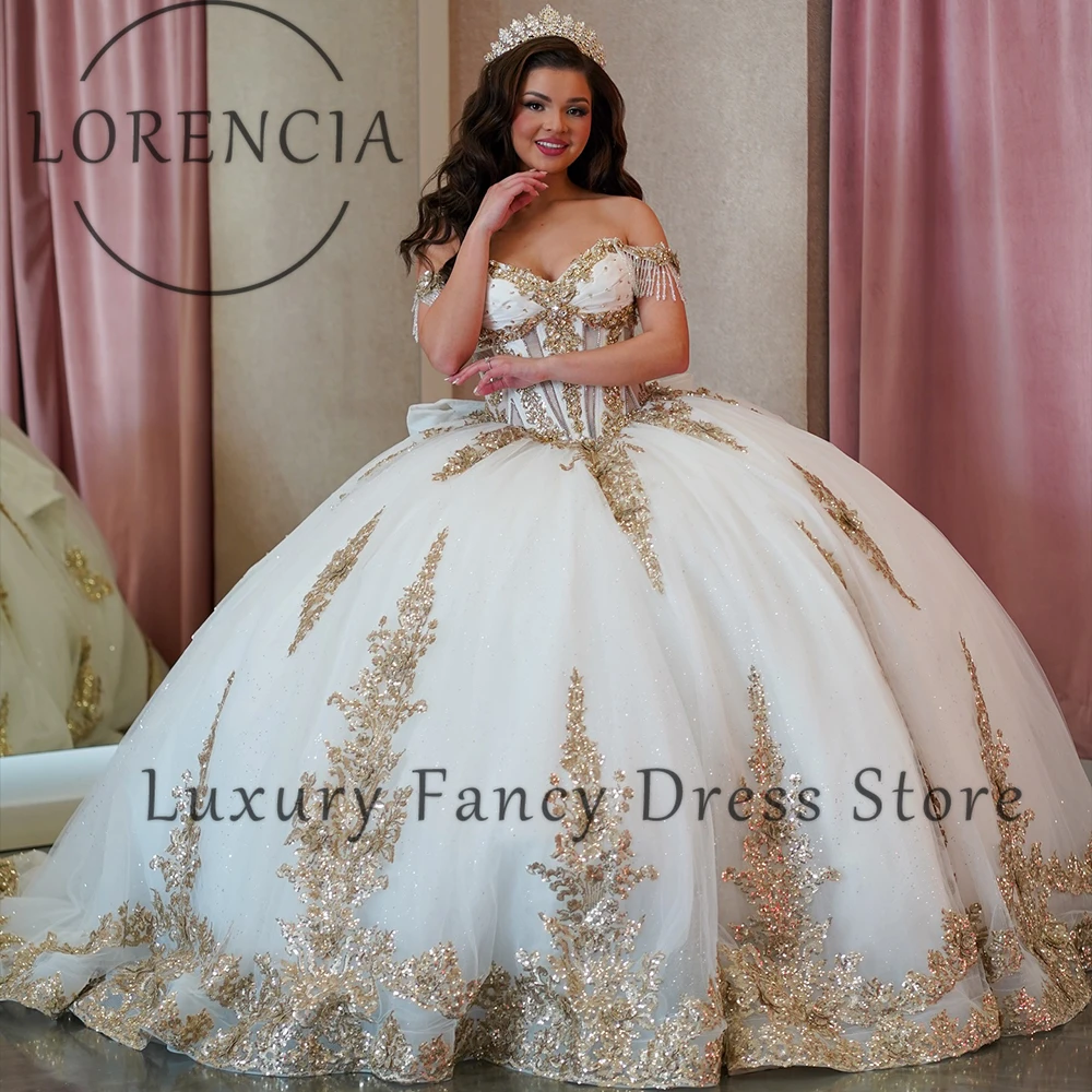 

Princess Sweetheart Quinceanera Dresses Sparkly Applique Ball Gowns Birthday Party for Girl Customized vestidos de 15 años 2025