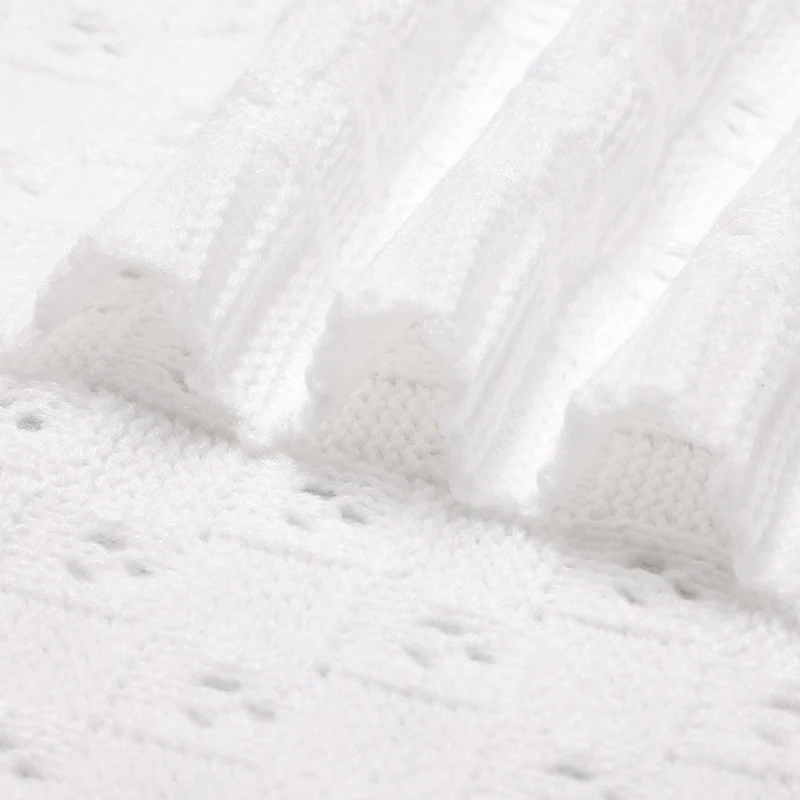 طفل عربة البطانيات قماط التفاف 90*70 سنتيمتر محبوك الوليد بنين بنات الصلبة ذات الاستخدام المزدوج سرير قيلولة الفراش النوم يغطي الاشياء حصيرة #4