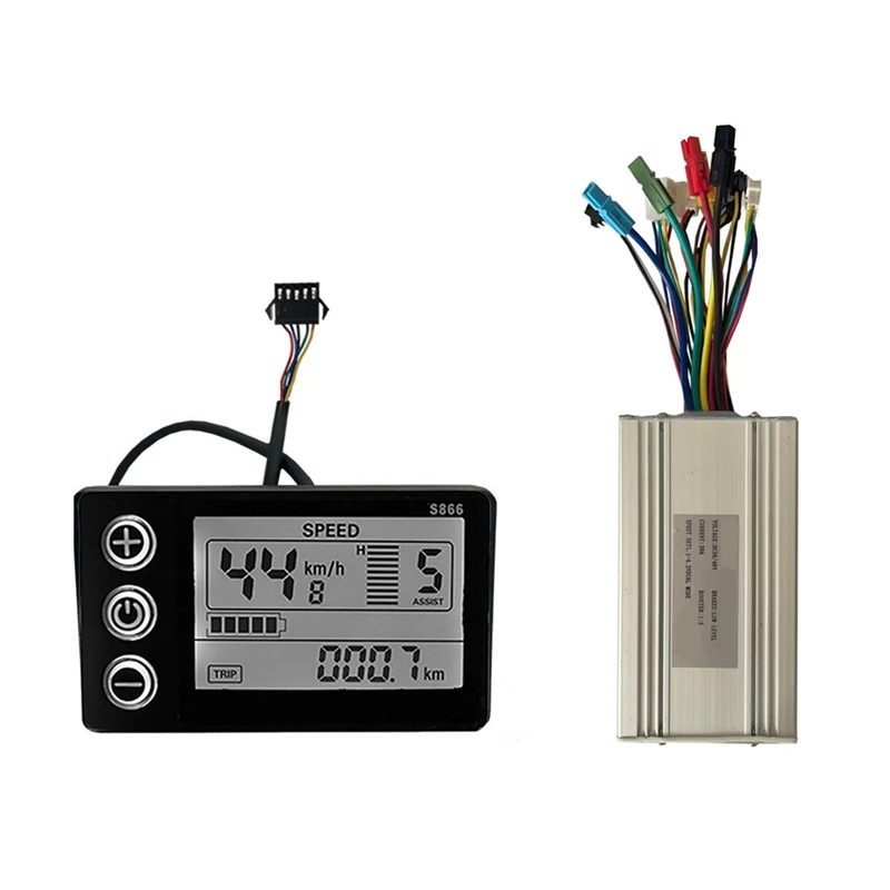 

LCD Display Controller Jiannuo Small Kit Brushless Controller Accessories For 36 / 48V 1000W