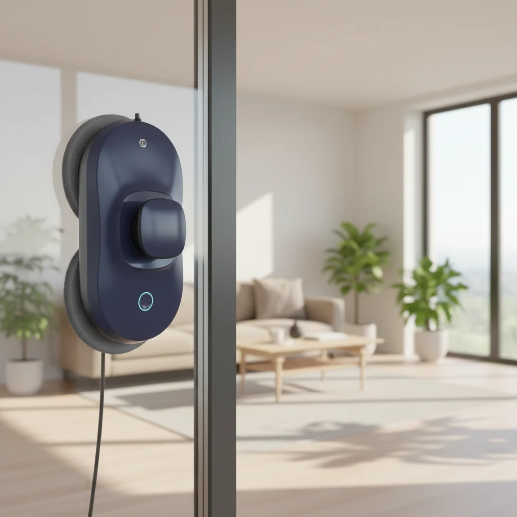 Smart Electric Window Cleaning Robot, Remote Control Automatic Water Spray Window Cleaner