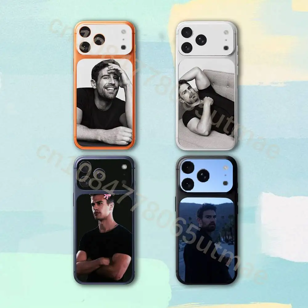 Actor T-Theo James For iPhone 17pro,17pro max Carmere and Back Cover Decal Wrap Skin Colorful Rear Protective Sticker Film