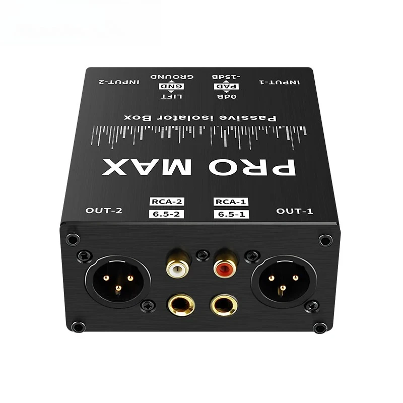 

Audio Isolator Noise Reduction DI Ground Box 6.35 To Cannon Stereo Agricultural Electric Guitar Sound Card Show Noise Eliminatio