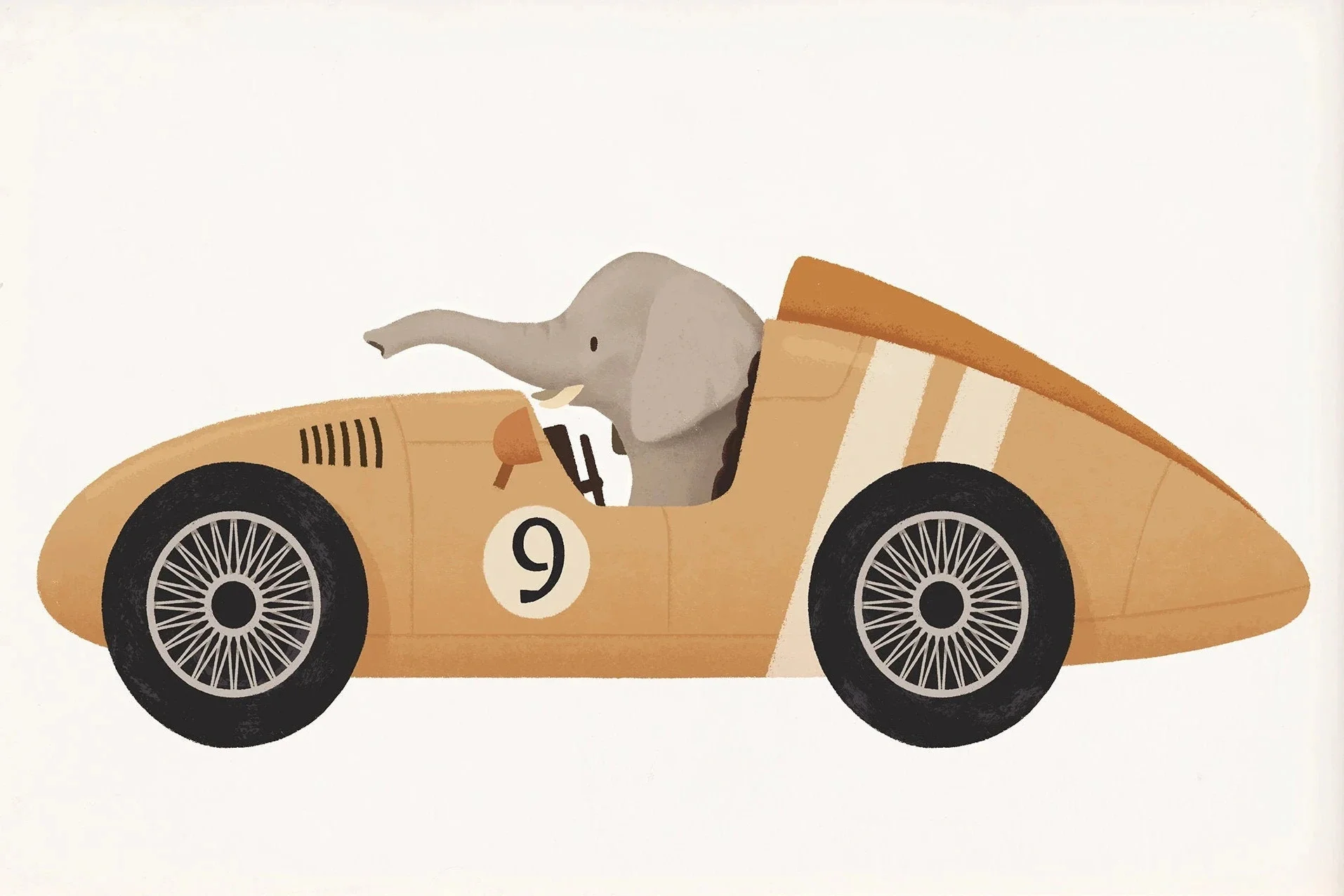 

Zebra Giraffe Cartoon Animals on Cars Poster Pictures Wall Decor Room Aesthetic For Home Decorations Bedroom Decoration Gift