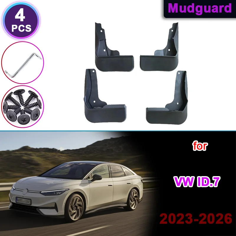 

Для Volkswagen VW ID.7 ID 7 2023 2024 2025 2026 автомобильное крыло с защитой от брызг, комплект брызговиков для защиты от песка, автоаксессуары